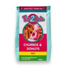 FUN2BAKE CHURROS & DONUTS MIX GLUTENVRIJ 350G